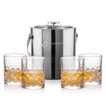 Catania Ice Bucket & Longford On-the-Rocks Set - Set of 5 Catania Ice Bucket & Longford On-the-Rocks Set - Set of 5