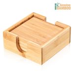 Fairfax Bamboo VividPrint™ Coasters Set - Set of 4 2 Fairfax Bamboo VividPrint™ Coasters Set - Set of 4 2