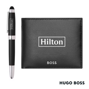 Hugo Boss® Rollerball Pen & Wallet Set 1 Hugo Boss® Rollerball Pen & Wallet Set 1