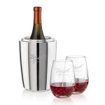 Pescara Wine Cooler & Templeton Stemless Wine Set 1 Pescara Wine Cooler & Templeton Stemless Wine Set 1
