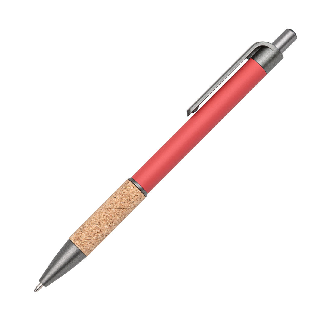 Otto Metal Pen w/Cork Grip & Black Refill 1