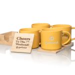 Davies Mug & Coaster Set - Gamboge Davies Mug & Coaster Set - Gamboge