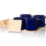 Davies Mug & Coaster Set - Cobalt (Blank) Davies Mug & Coaster Set - Cobalt (Blank)