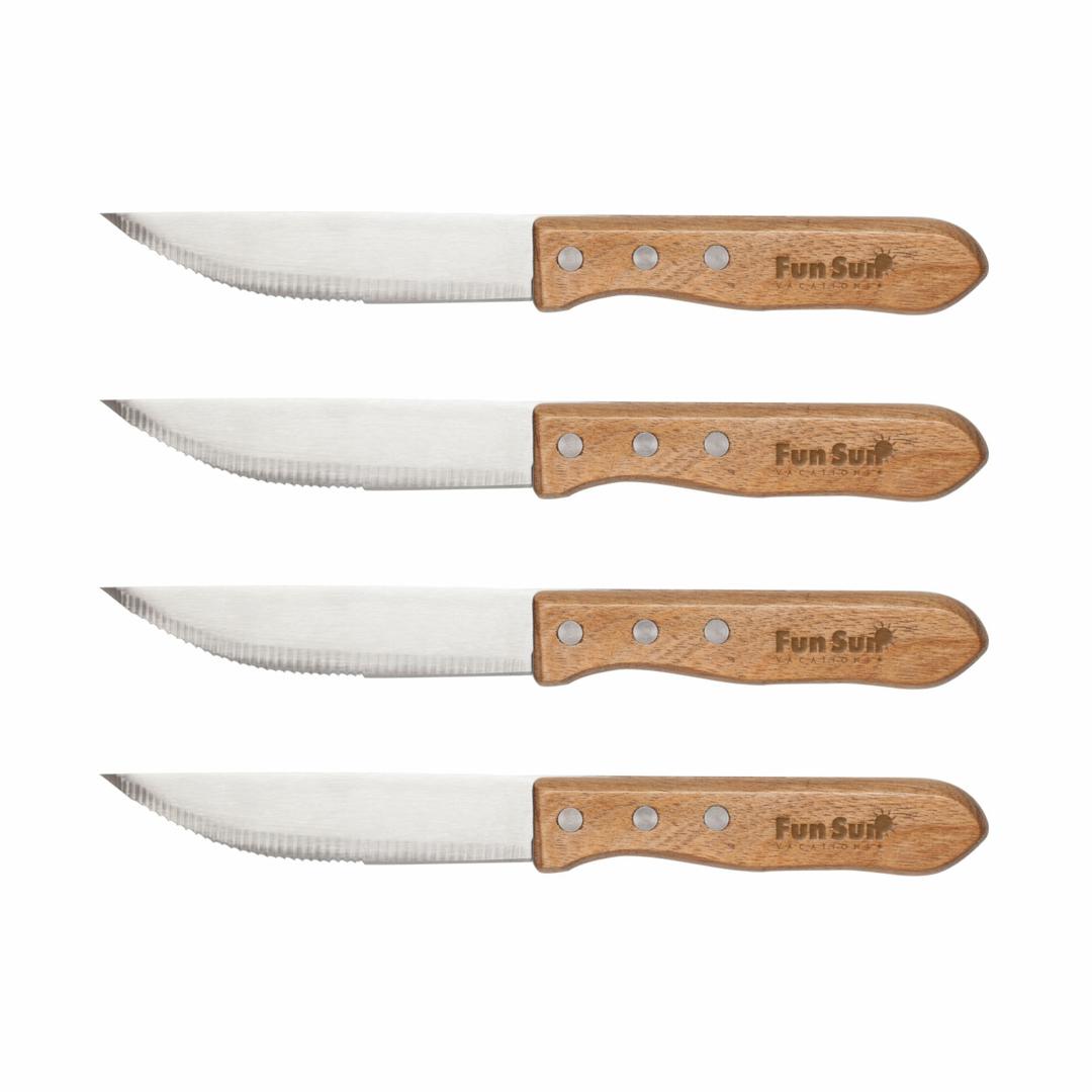 Rustler Steak Knife Set - 4pc 1