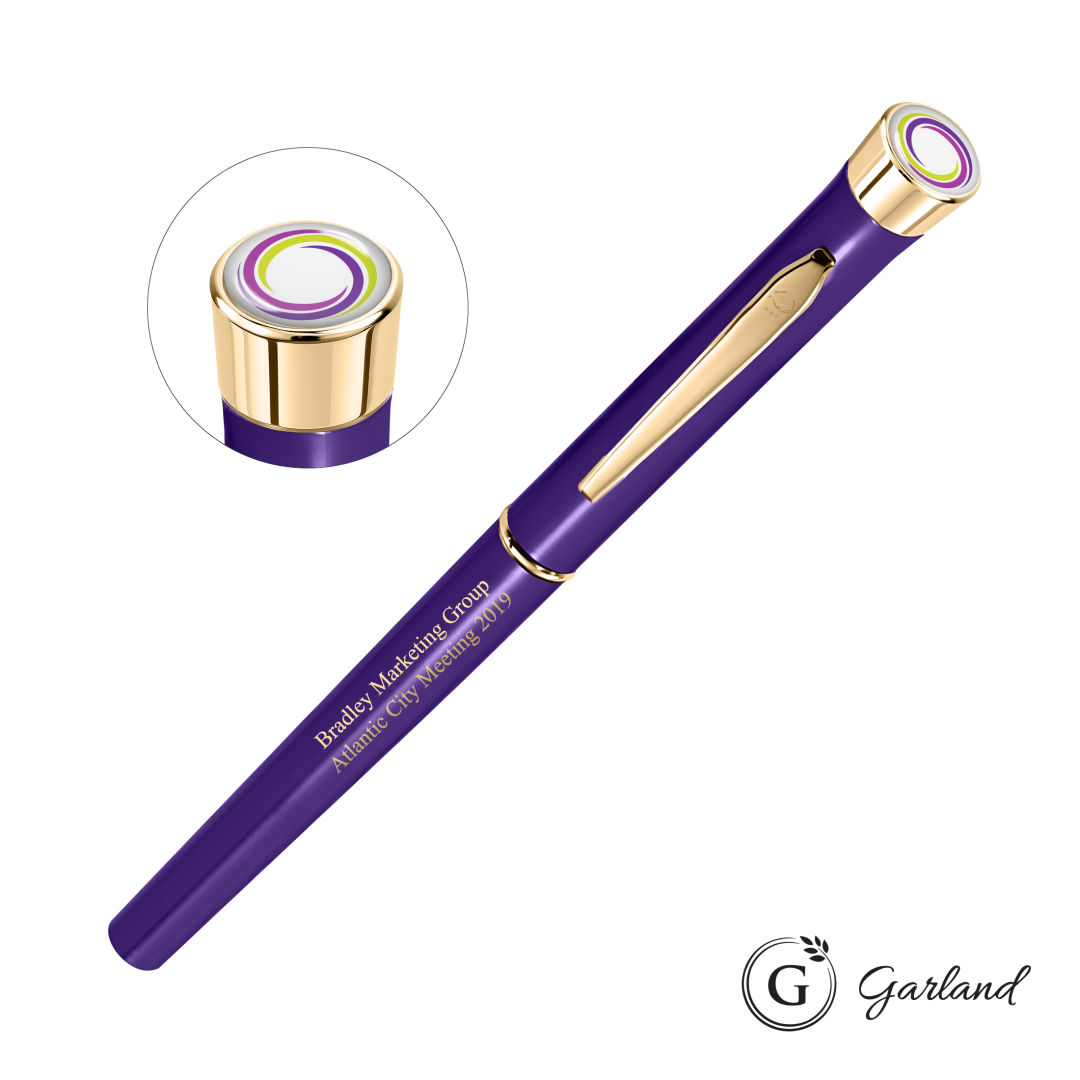 Garland® Color Custom Rollerball Pen - Gold Accent 1