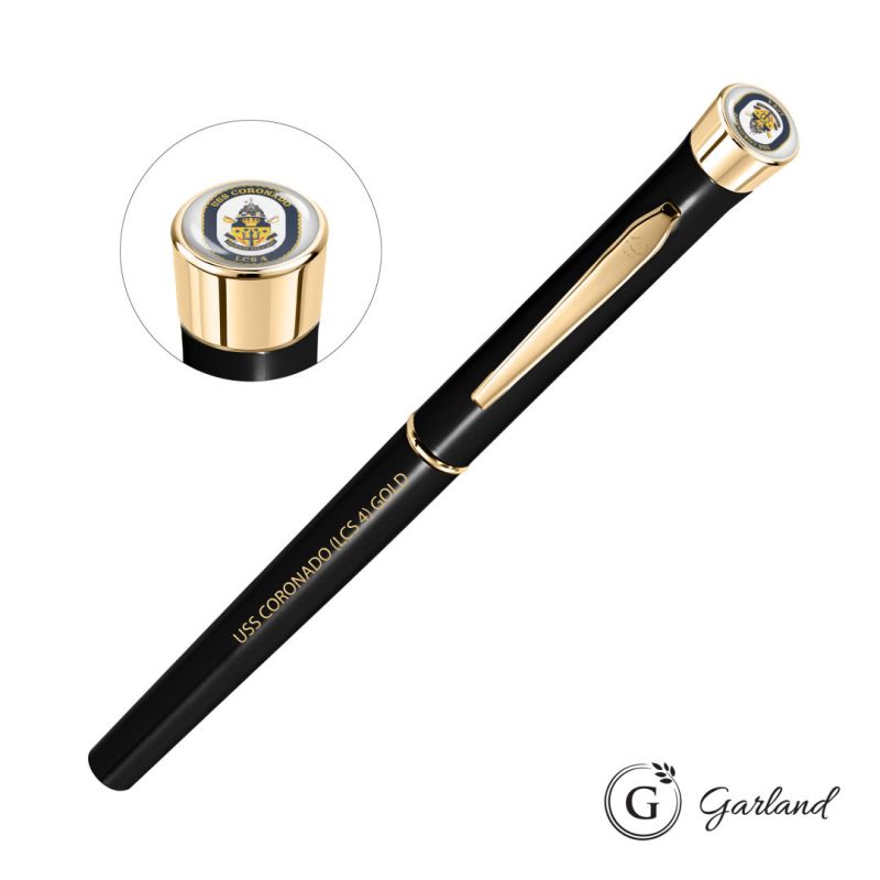 Garland® Color Custom Rollerball Pen - Gold Accent 1 Garland® Color Custom Rollerball Pen - Gold Accent 1