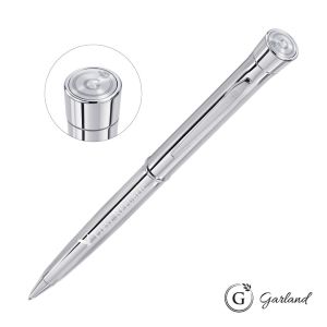 Garland® Signature Emblem Twist Ballpoint Pen - Chrome 1 Garland® Signature Emblem Twist Ballpoint Pen - Chrome 1