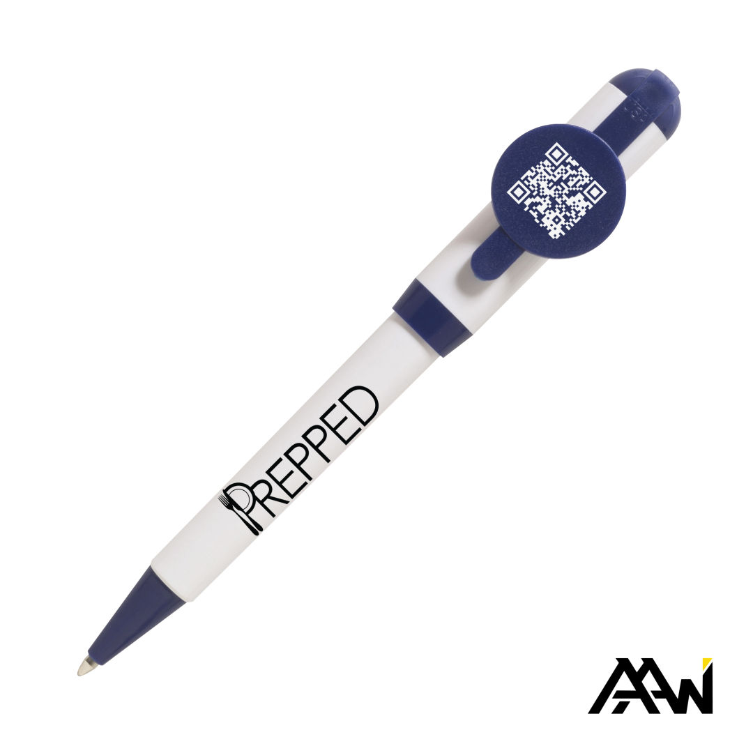 Jumbo QR Billboard Twist Pen - Colored Accent 1