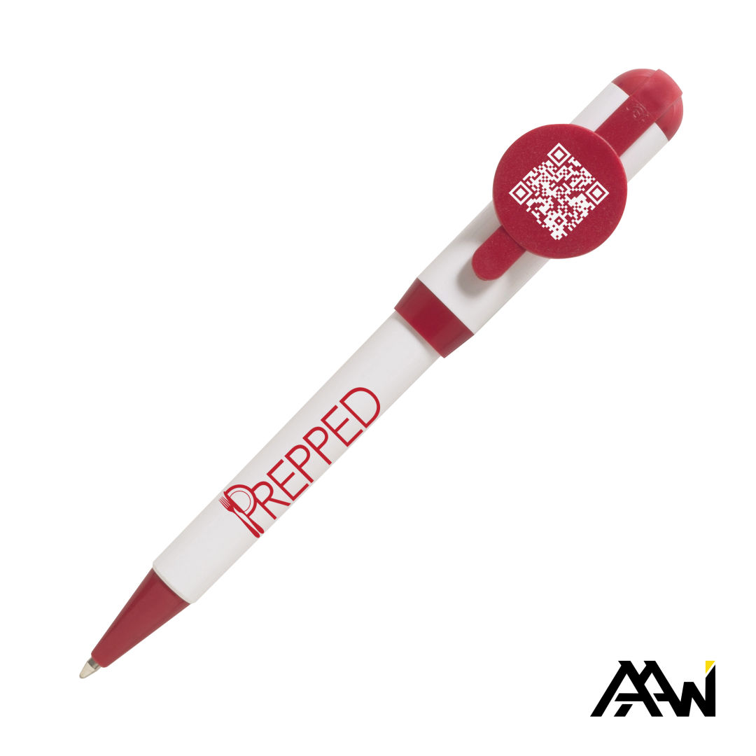 Jumbo QR Billboard Twist Pen - Colored Accent 1