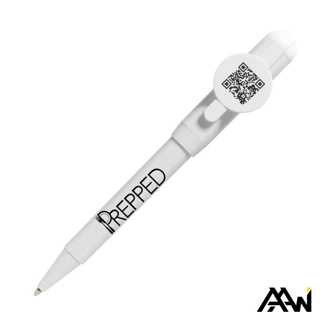 Jumbo QR Billboard Twist Pen - Colored Accent 1