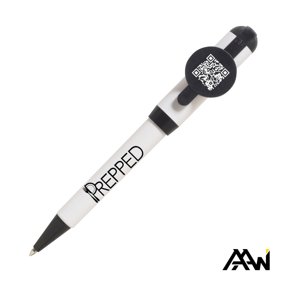 Jumbo QR Billboard Twist Pen - Colored Accent 1