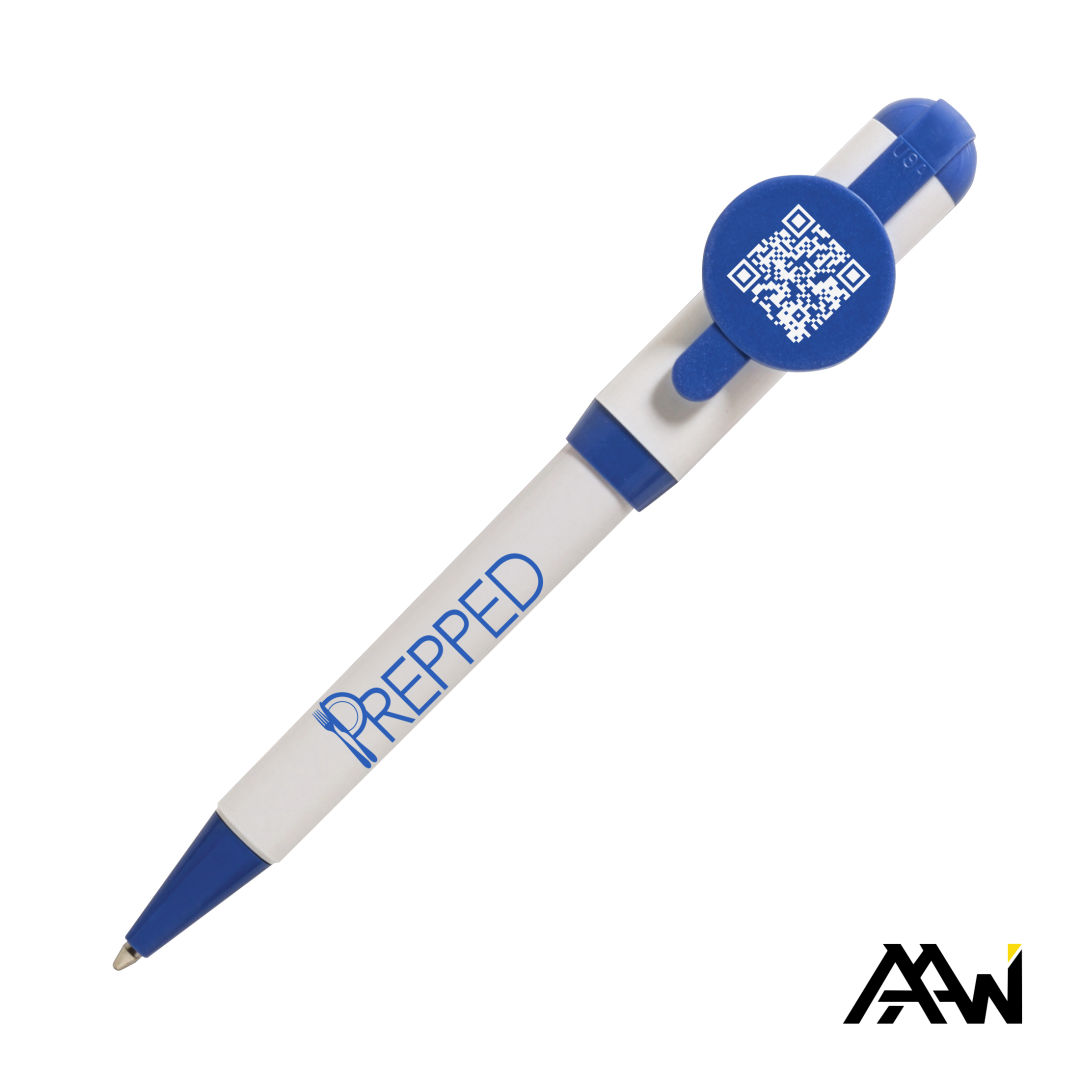 Jumbo QR Billboard Twist Pen - Colored Accent 1