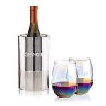 Catania Wine Cooler & Miami Stemless Wine Set 1 Catania Wine Cooler & Miami Stemless Wine Set 1