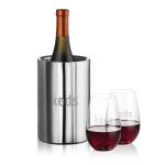 Jacobs Wine Cooler & Boston Stemless Wine 1 Jacobs Wine Cooler & Boston Stemless Wine 1
