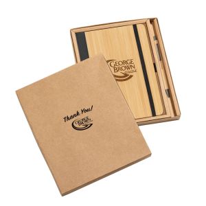 Forleo Bamboo Notebook/Lucky Pen Gift Set 1 Forleo Bamboo Notebook/Lucky Pen Gift Set 1