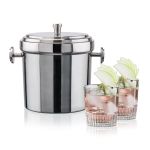Milano Ice Bucket & Newkirk On-the-Rocks Set - Set of 3 (Blank) Milano Ice Bucket & Newkirk On-the-Rocks Set - Set of 3 (Blank)
