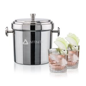 Milano Ice Bucket & Newkirk On-the-Rocks Set 1 Milano Ice Bucket & Newkirk On-the-Rocks Set 1