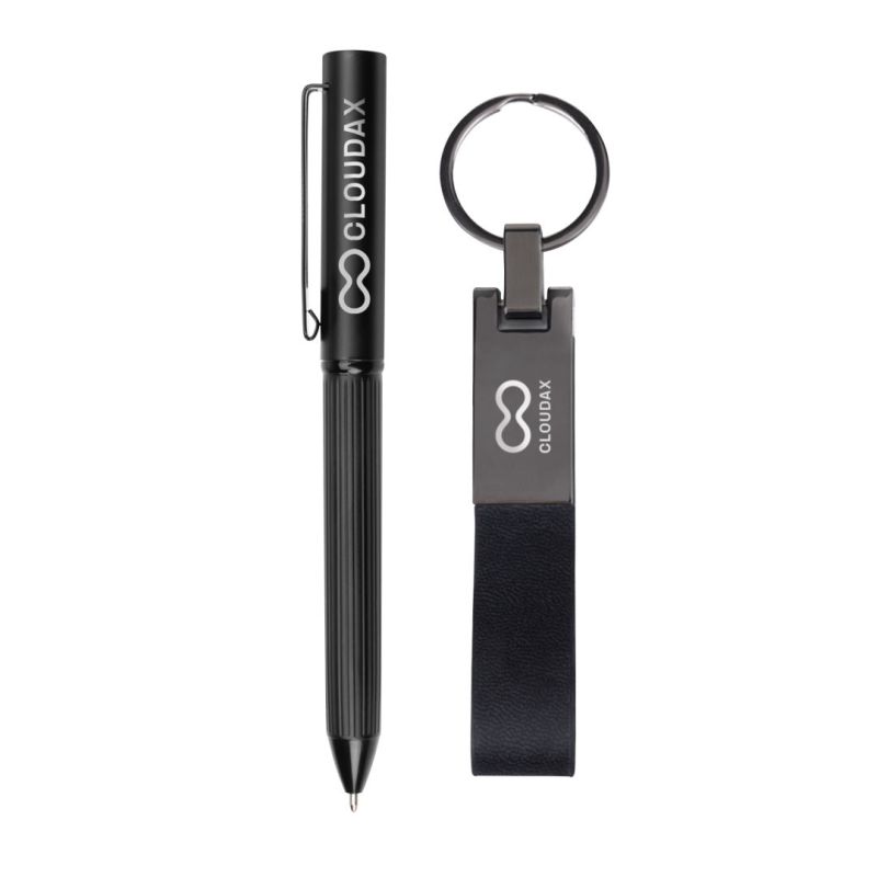 Blamont Twist Ballpoint Pen & Key Ring Gift Set 1 Blamont Twist Ballpoint Pen & Key Ring Gift Set 1
