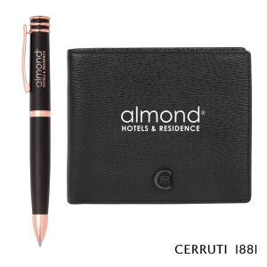 Cerruti 1881® Bond Card Wallet & Austin Ballpoint Pen Set 1 Cerruti 1881® Bond Card Wallet & Austin Ballpoint Pen Set 1