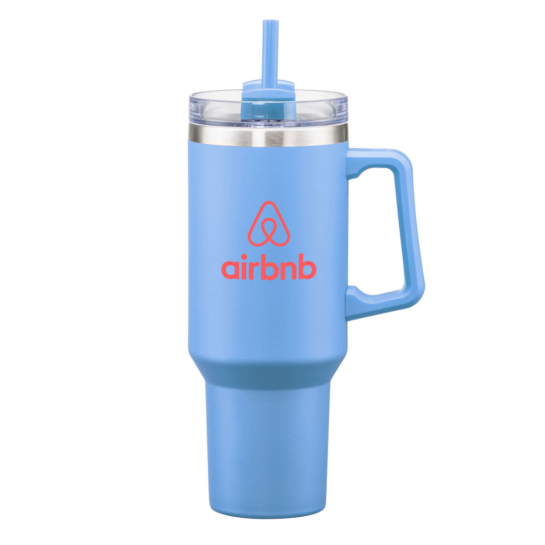 Makena Handle Travel Mug w/Straw - 40oz 1
