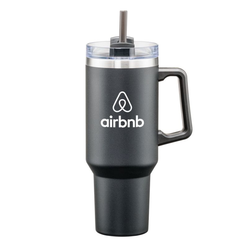 Makena Handle Travel Mug w/Straw - 40oz 1 Makena Handle Travel Mug w/Straw - 40oz 1