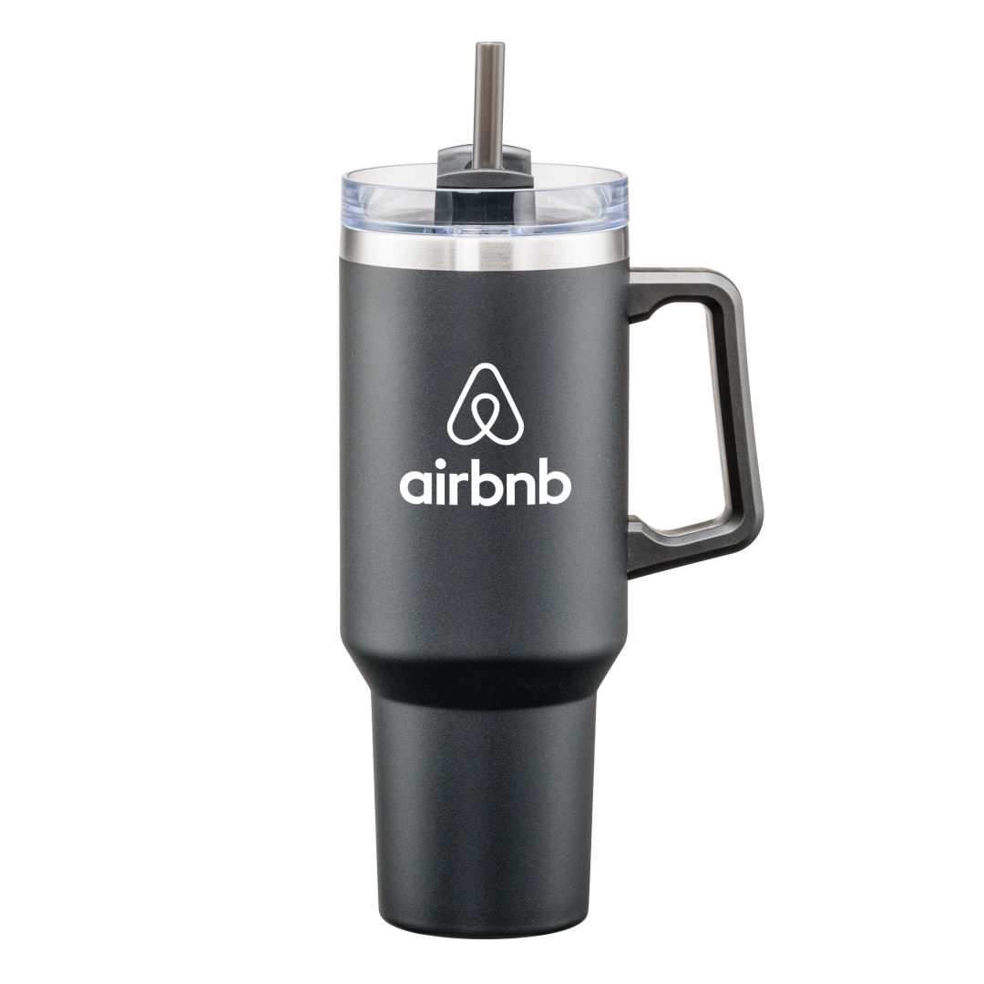 Makena Handle Travel Mug w/Straw - 40oz 1
