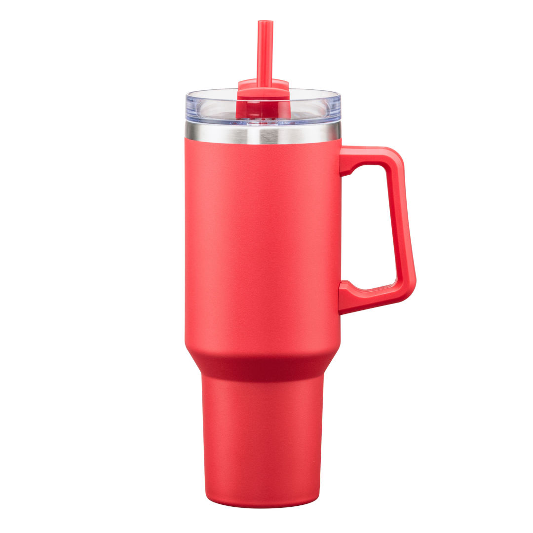 Makena Handle Travel Mug w/Straw - 40oz 1