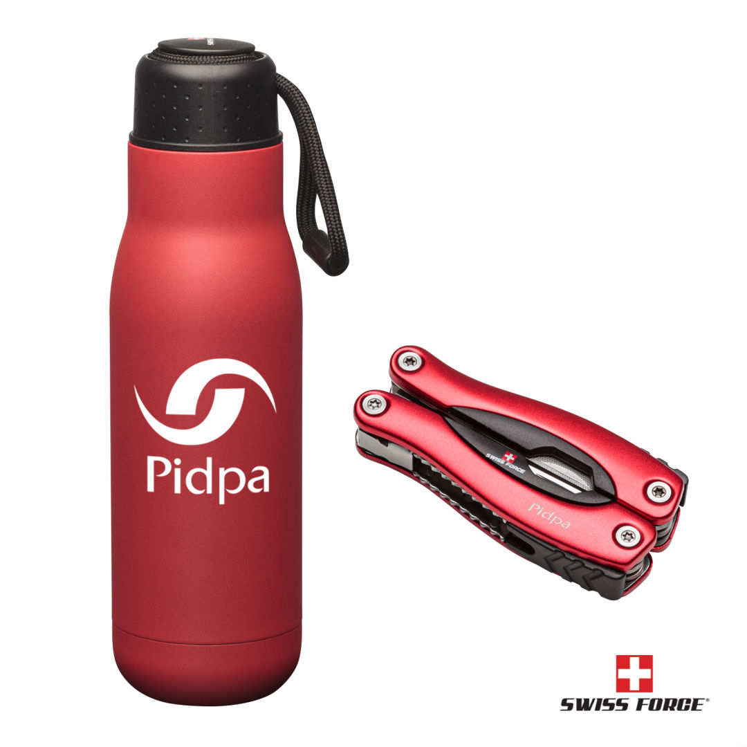 Swiss Force® Bonam Bottle & Multi-Tool Gift Set 1