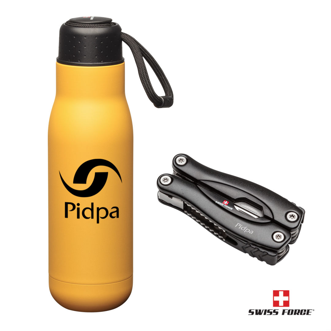 Swiss Force® Bonam Bottle & Multi-Tool Gift Set 1