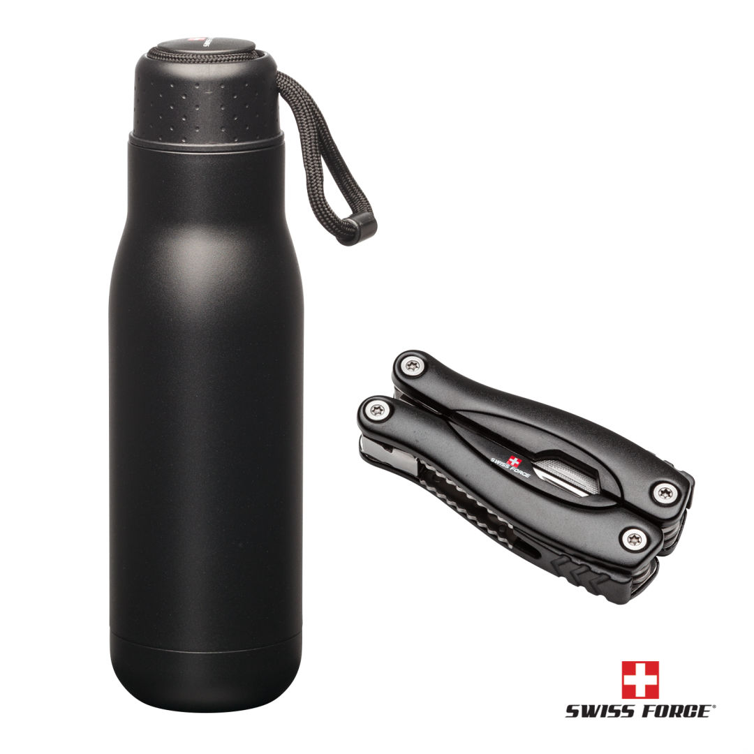 Swiss Force® Bonam Bottle & Multi-Tool Gift Set 1