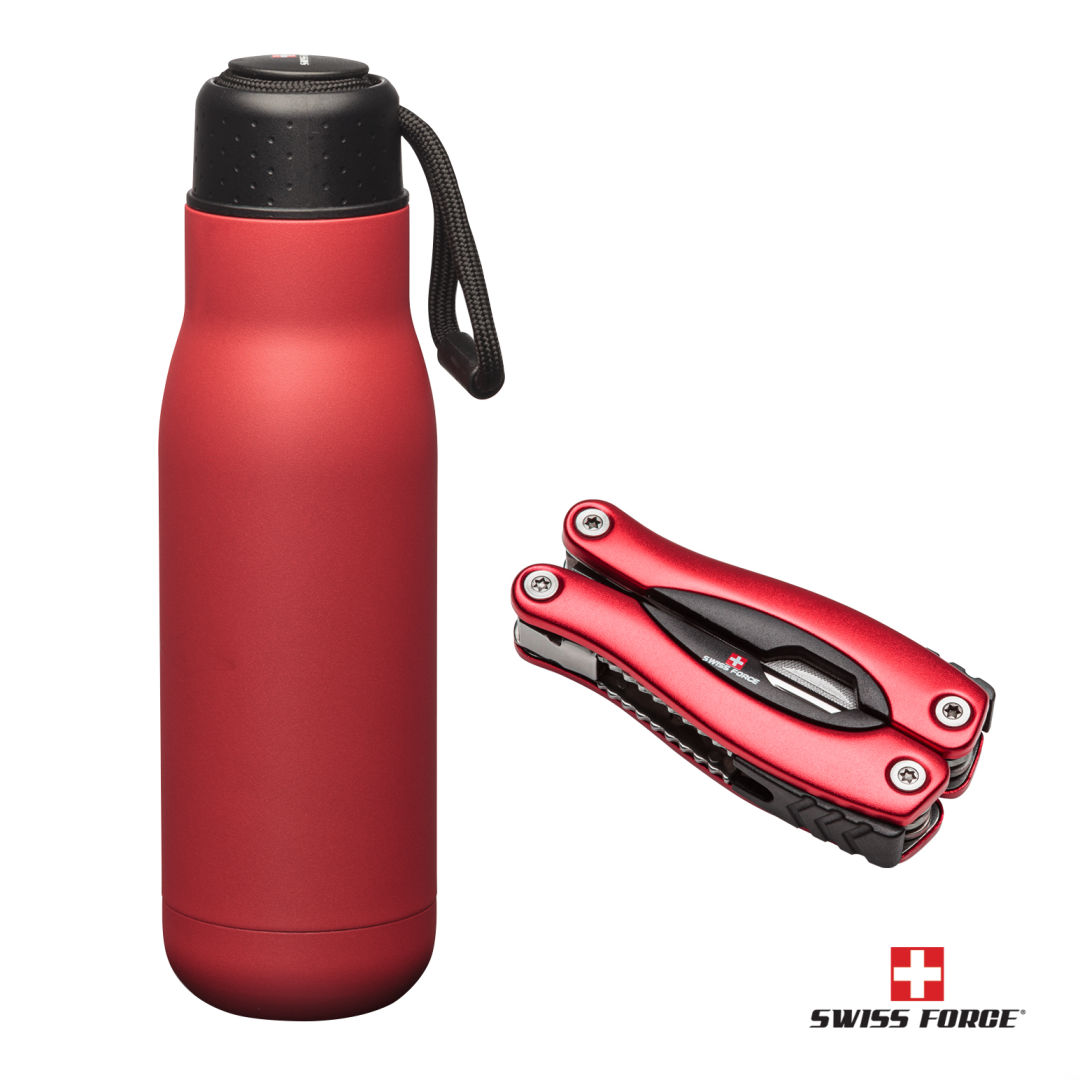 Swiss Force® Bonam Bottle & Multi-Tool Gift Set 1