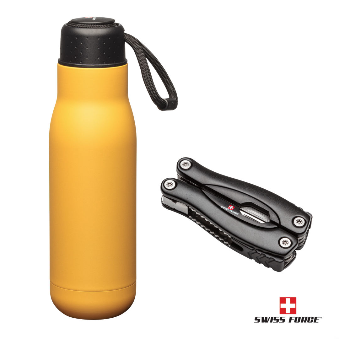 Swiss Force® Bonam Bottle & Multi-Tool Gift Set 1