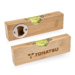 Borinda Bamboo Bottle Opener w/Level 1 Borinda Bamboo Bottle Opener w/Level 1