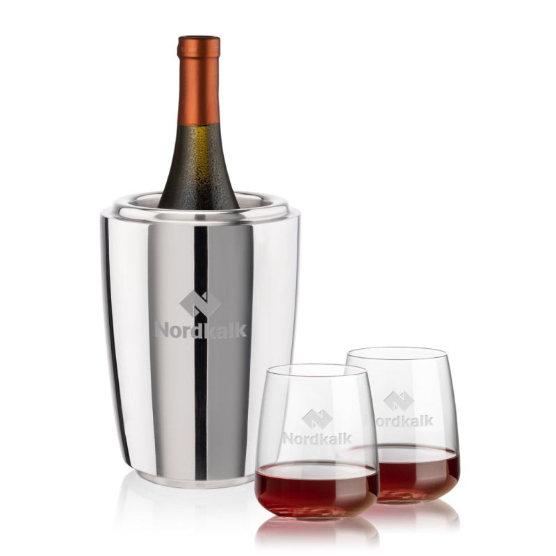 Pescara Wine Cooler & Dunhill Stemless Wine Set 1 Pescara Wine Cooler & Dunhill Stemless Wine Set 1