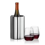 Jacobs Wine Cooler & Germain Stemless Wine - Set of 3 (Blank) Jacobs Wine Cooler & Germain Stemless Wine - Set of 3 (Blank)