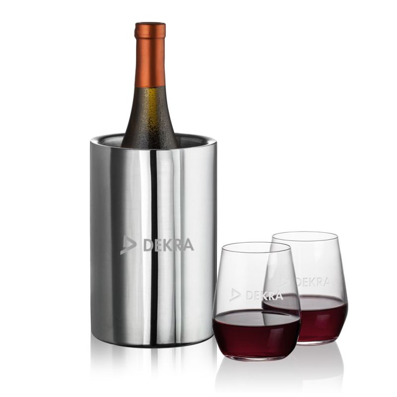 Jacobs Wine Cooler & Germain Stemless Wine 1 Jacobs Wine Cooler & Germain Stemless Wine 1