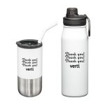 Versatile Tumbler & Bottle Gift Set - White Versatile Tumbler & Bottle Gift Set - White