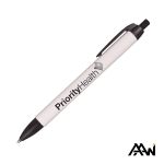 Widebody Pen w/Glossy White Barrel - Matte Colored Accent 1 Widebody Pen w/Glossy White Barrel - Matte Colored Accent 1