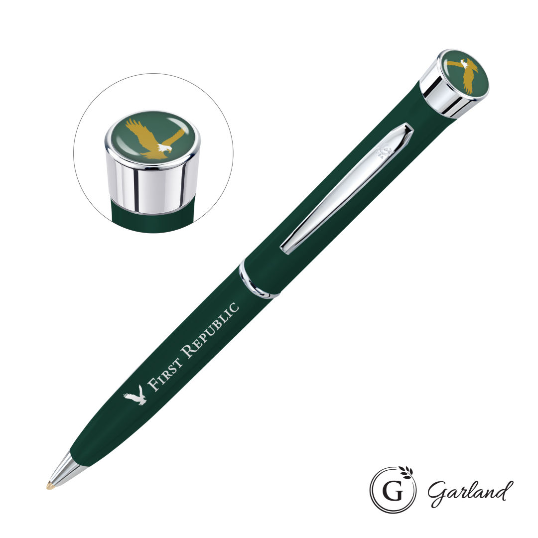 Garland® Color Matte Custom Twist Pen - Chrome 1