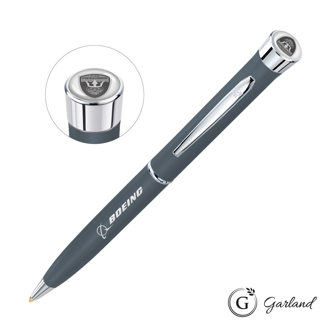 Garland® Color Matte Custom Twist Pen - Chrome 1