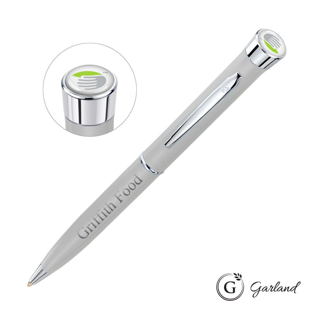 Garland® Color Matte Custom Twist Pen - Chrome 1