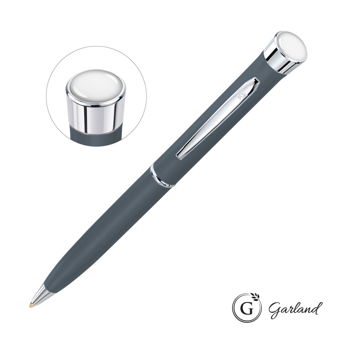 Garland® Color Matte Custom Twist Pen - Chrome 1