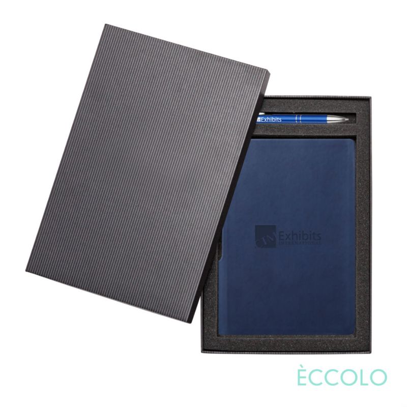 Eccolo® Groove Journal/Clicker Pen Gift Set - (M) 1 Eccolo® Groove Journal/Clicker Pen Gift Set - (M) 1