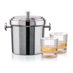 Milano Ice Bucket & Blackwell On-the-Rocks Set - Set of 3 (Blank) Milano Ice Bucket & Blackwell On-the-Rocks Set - Set of 3 (Blank)