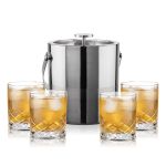 Catania Ice Bucket & Durham On-the-Rocks Set - Set of 5 (Blank) Catania Ice Bucket & Durham On-the-Rocks Set - Set of 5 (Blank)