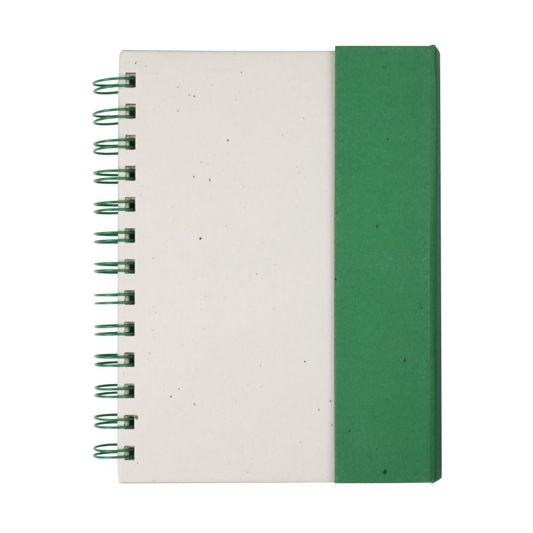 Wormer Spiral Bound Journal w/Sticky Notes & Magnetic Closure 1