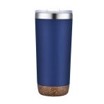 Kira Vacuum Tumbler w/Cork Bottom - 22oz - Navy (Blank) Kira Vacuum Tumbler w/Cork Bottom - 22oz - Navy (Blank)