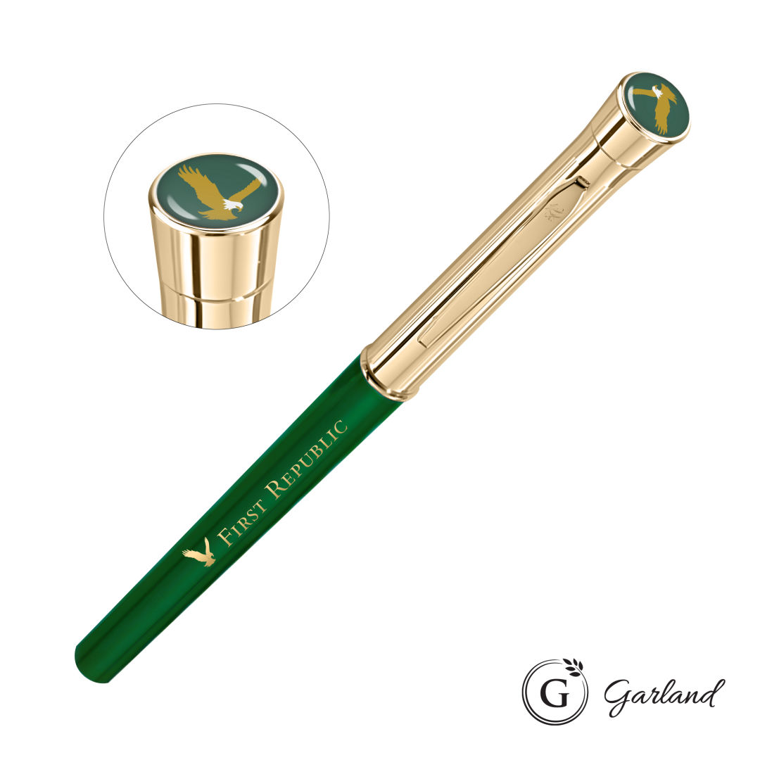Garland® Monogram Custom Empire Felt Tip Pen - Gold Accent 1