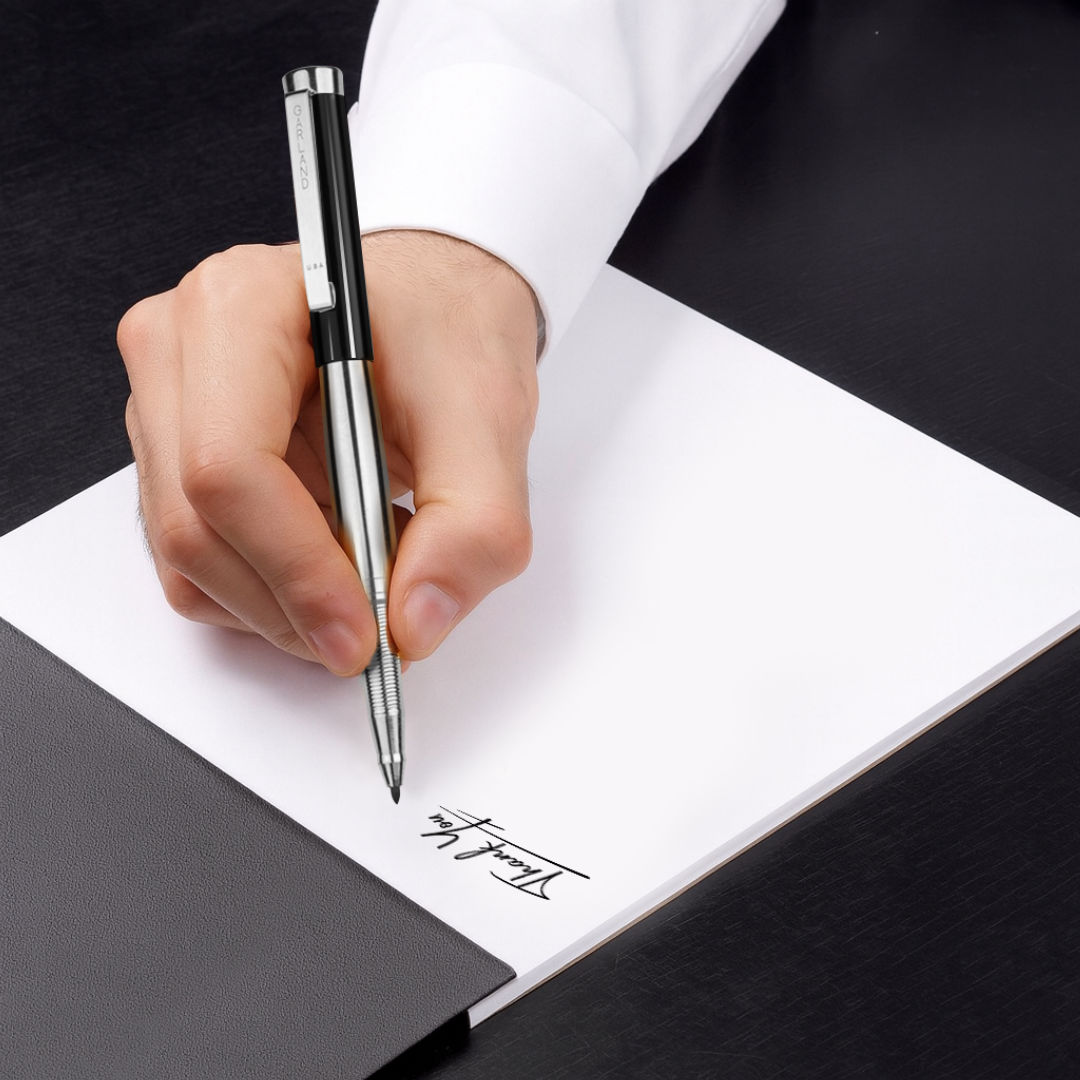 Garland® Executive Monogram Empire Felt Tip Pen - Chrome 1