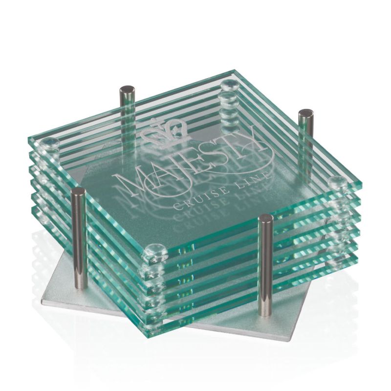 Square Coasters - Set of 6 1 Square Coasters - Set of 6 1